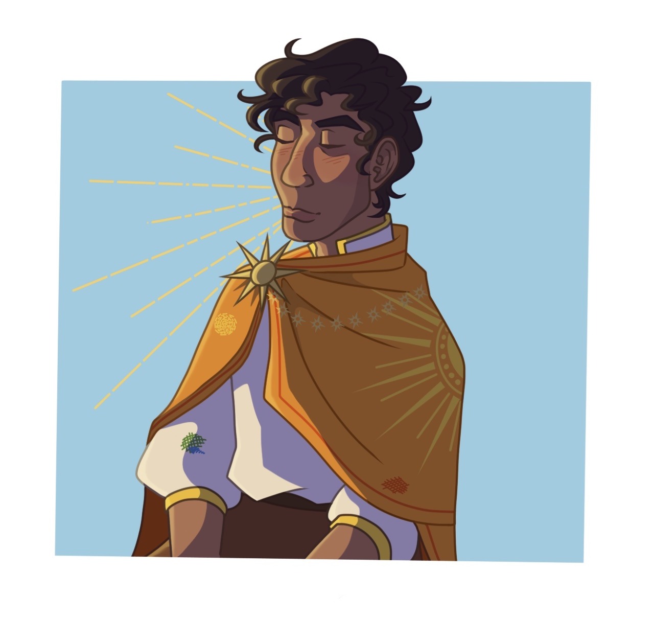 An alternate version of the same painting, with a lighter background.